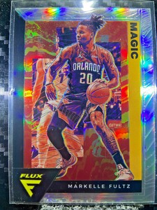 2020-21 Panini Flux #129 Markelle Fultz Silver Prizm Orlando Magic
