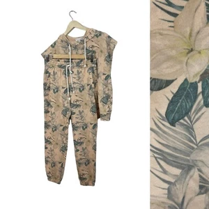 PJ Salvage SET MEDIUM Top & SMALL Jogger Pants Hawaiian Pajamas Womens READ**** - Bild 1 von 17