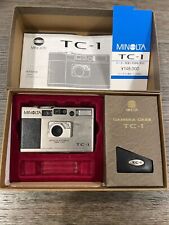 Minolta TC-1 35mm Point & Shoot Film Camera With Original Box And Case