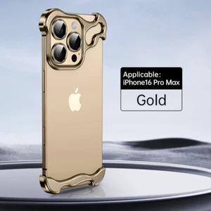 Aluminium Alloy Frame Case For iPhone 16 13 14 15 Pro Max Bumper Metal Cover - Picture 1 of 21