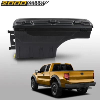 Fit For Ford F150 1997-2014 Truck Bed Swing Storage Box Tooling Box Left Side Foto 1 de 4
