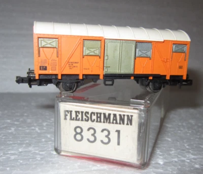 FLEISCHMANN 8331 N PICCOLO DB CHIQUITA BOX CAR COVERED GOODS WAGON Ep IV OVP 'C' - Image 1 of 4