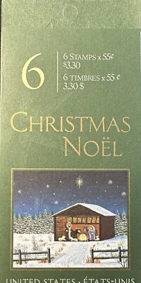Canada stamp Booklet of 6 BK234 #1874a Christmas Creche by Michel Guilemette - Изображение 1 из 3