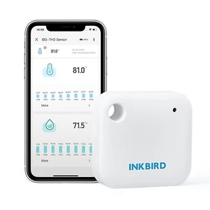 Rettili Umidità e Temperatura Termometro WiFi IBS-TH3 Igrometro Monitor Sigari - Foto 1 di 8