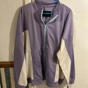 Spirit Jersey Size XXL Full-Zip Track Jacket Athleisure Lavender - Picture 1 of 8