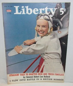 Liberty Magazine November 30, 1940 Jack Dempsey, Sax Rohmer Fu Manchu - Picture 1 of 3