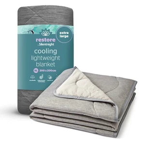 Silentnight Restore Cooling Blanket - Lightweight & Breathable for Night Sweats - Picture 1 of 31