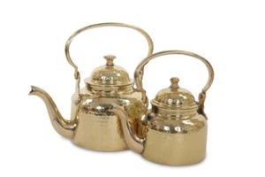 Brass Handmade Tea Kettle, Brass Teapot, Coffee Serving Kettle Housewarming Gift - Picture 1 of 5