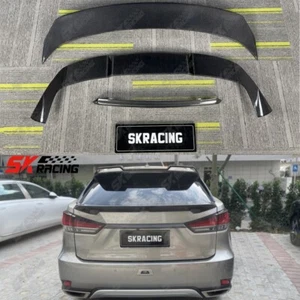 Carbon Fiber/Black Rear Trunk Trim Roof Wing For Lexus RX350 RX450H 2016-2022 - Bild 1 von 56