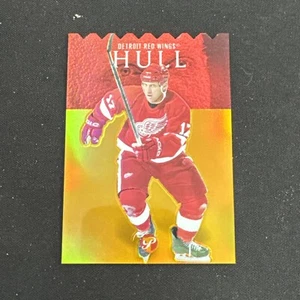 2003-04 Topps Prístine Gold Refractor #70 Brett Hull #/33 Detroit Red Wings - Imagen 1 de 2