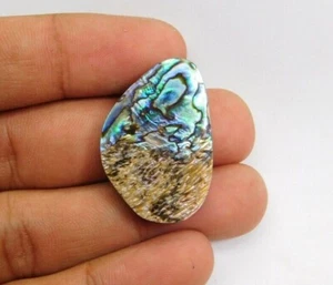 Fantastische 100% Natürlich Abalone-Muschel Cabochon Lose Edelstein 39 - Picture 1 of 4
