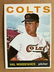 Topps Hal Woodeshick 1964 #370 en muy buen estado-ex - Imagen 1 de 2