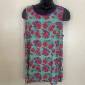 Camiseta sin mangas Playa XXL corre pequeña ligeramente usada mezcla de poliéster malla puntiaguda - Imagen 1 de 4