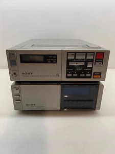 Sony SL-2000 Betamax Portable VCR & TT-2000 Tuner For Parts Free Shipping - Picture 1 of 4