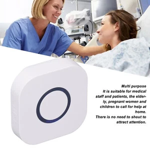 Wireless Caregiver Pager Emergency Nurse Alert System 433MHZ Volume Adjustme GF0 - Afbeelding 1 van 31