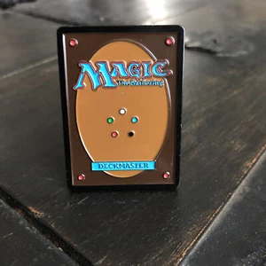 Magic the Gathering MTG Card Back 2" Enamel Pin! Black light! - Picture 1 of 8