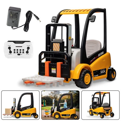 12V 360° Electric Electric Forklift For Children Kids Ride On Car With Tent Toys - Image 1 of 4