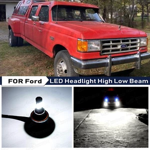 9007 LED Headlight for Ford F-150 F-250 F-350 1897 1988 1989-1991 Hi/Lo - Picture 1 of 12