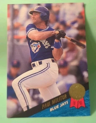 1993 Leaf - Paul Molitor #262 - Toronto Blue Jays  - Image 1 of 2