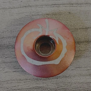 Original Schwinn Homegrown 1 1/8 Top Cap Red Anodized Aluminum - Picture 1 of 3