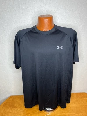 Camiseta Atlética Masculina Under Armour Solta S/S Azul Extra Grande Extra Grande Extra Grande - Preta Poli - Imagem 1 de 4
