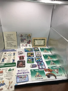 18 Aufnäher Brownie Pfadfinderin Try-it Bügelbild Abzeichen und Aufkleber - Bild 1 von 10