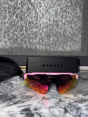 Oakley Radar EV Path Prizm Red Lens Black/ Pink Frame Sunglasses - Image 1 of 4