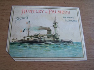 Huntley & Palmers Biscuits Vintage Advertisement Ship Naval - Picture 1 of 2