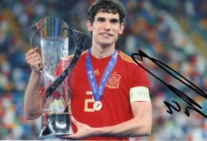 SPAIN, ALBACETE, REAL MADRID & WOLVES: JESUS VALLEJO SIGNED 6x4 ACTION PHOTO+COA - Picture 1 of 1