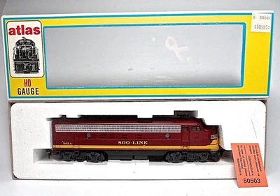 HO Atlas 8329 SOO Line FP7 Powered Diesel 505A Brand New with Inspectors Slip - Image 1 of 4