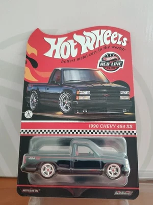 Chevy 454 SS 2021 Hot Wheels RLC 1990 Black Rat Red Line Club HGK80 con protector Foto 1 de 4