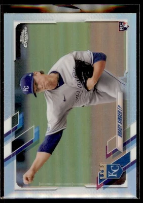 Brady Singer 2021 Topps Chrome Refractor RC #166 Kansas City Royals - Image 1 of 2