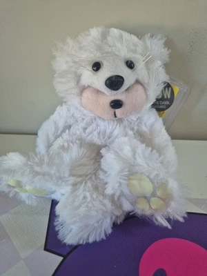 Beanie Kids Collectables - Alpine The White Fox Bear - Glow In The Dark  - image 1 of 4