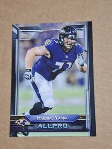 2015 MARSHAL YANDA TOPPS ALL PRO NFL ROOKIE CARD RC #273 BALTIMORE RAVENS  - Picture 1 of 2