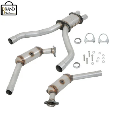 For Lincoln LS 2003-06 & Ford Thunderbird 2003-05 3.9L Catalytic Converters Set - Image 1 of 4