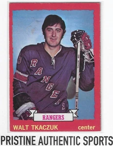 1973-74 OPC Walt Tkaczuk #25 New York Rangers - Picture 1 of 2