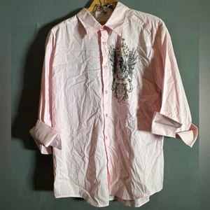 Patron cito men’s button down shirt size xl y2k couture eagles - Picture 1 of 5