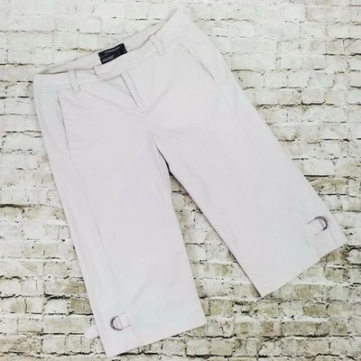 Club Monaco Louisa Shorts Womens Light Khaki Beige Flat Front Bermuda Modest NWT - Image 1 of 4