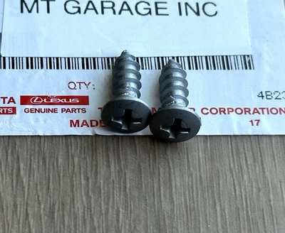 01-05 TOYOTA RAV4 RAV-4 PARASOL PARASOL TORNILLOS PERNO A COCHE CLIP DE TECHO FABRICANTE DE EQUIPOS ORIGINALES NUEVO Foto 1 de 2