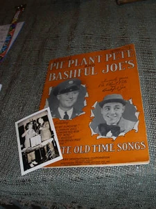 Hillbilly Music Pie Plant Pete Bashful Joe songbook pic - Picture 1 of 1