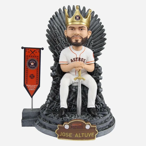 Jose Altuve Houston Astros Game of Thrones Iron Throne GOT Bobblehead MLB Cover