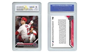 2023 MLB Topps SHOHEI OHTANI Bateo Lanzamiento Superestrella Tarjeta #505 - GEMA COMO NUEVA 10 - Imagen 1 de 2