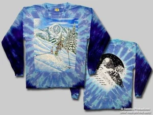 T-shirt manica lunga double face Grateful Dead "Powderman" - S - Spedizione gratuita - Foto 1 di 3