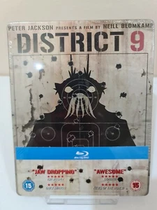 DISTRICT 9 BLU-RAY STEELBOOK, BRAND NEW SEALED, DISPATCH SAME DAY - Picture 1 of 7