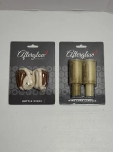 Afterglow By Oenophilia Bottle Wicks and Wine Cork Candles, New Old Stock - Picture 1 of 6