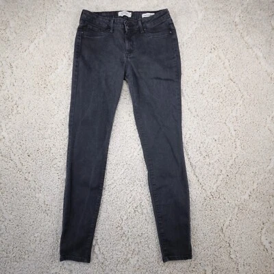 Pantalones de mezclilla para mujer Jessica Simpson Kiss Me súper ajustados negros elásticos talla 29 Foto 1 de 4