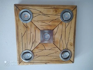 Massivholz Fichte , auf alt gemacht,gebeizt,geölt. 42x42x7cm jede ein Unikat - Bild 1 von 1