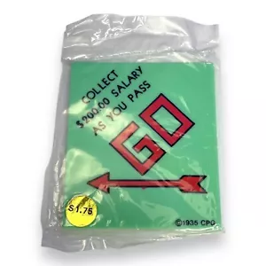 Monopoly Go Collect $200 Salary Plastic Card Magnet Designers Collection Vtg - Picture 1 of 6