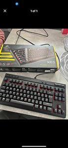 Corsair K63 Red Mechanical USB Keyboard (Cherry MX Red) - Picture 1 of 1