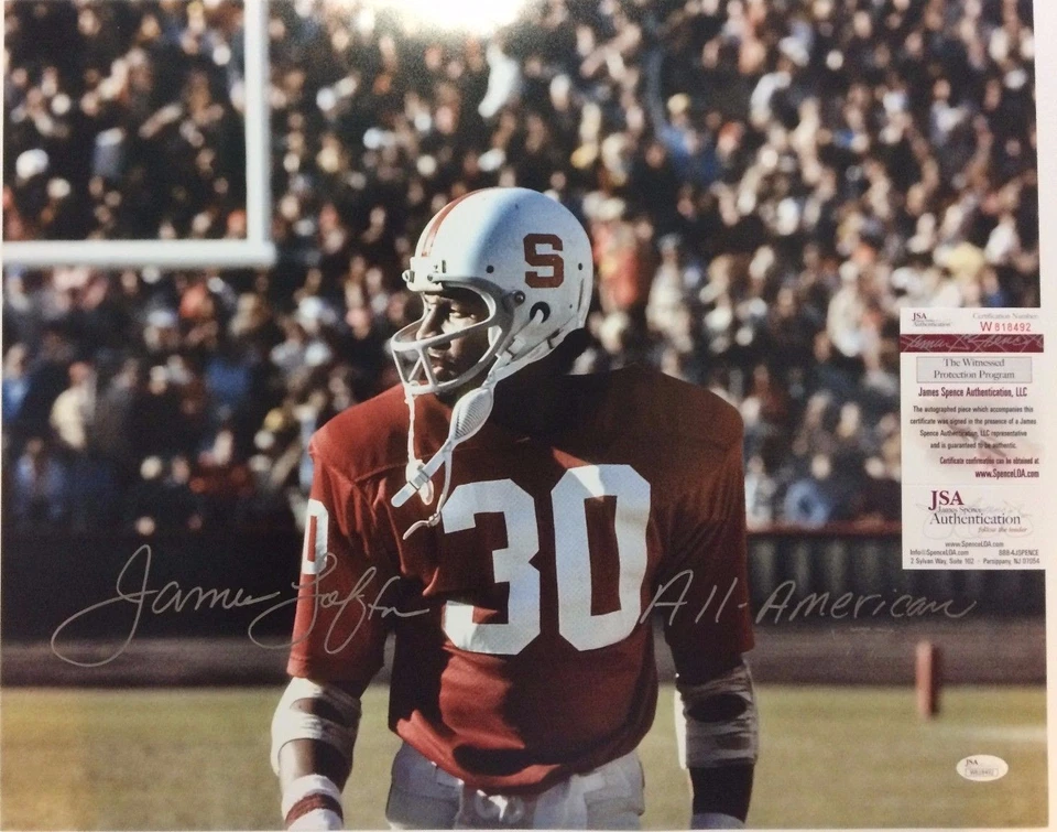 JAMES LOFTON AUTOGRAPHED SIGNED INSCRIBED STANFORD CARDINALS 16x20 PHOTO JSA COA - Image 1 of 1
